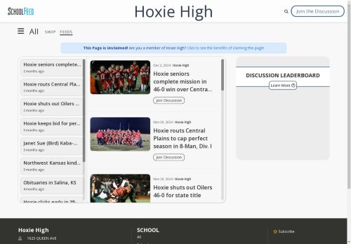 Hoxie High