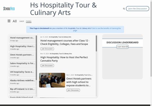 Hs Hospitality Tour & Culinary Arts