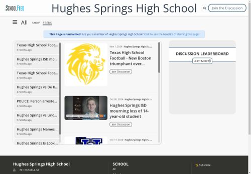 Hughes Springs High School