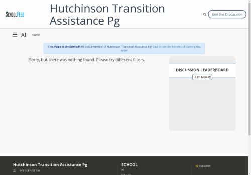Hutchinson Transition Assistance Pg