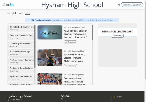 Hysham High School