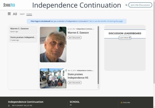 Independence Continuation