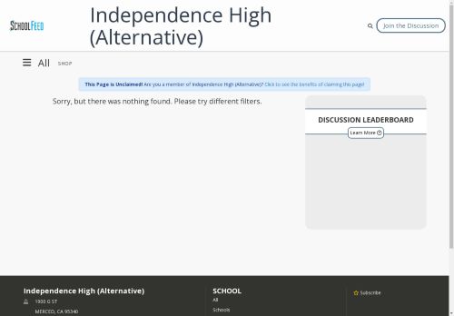 Independence High (Alternative)