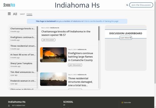 Indiahoma Hs