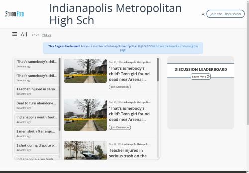 Indianapolis Metropolitan High Sch