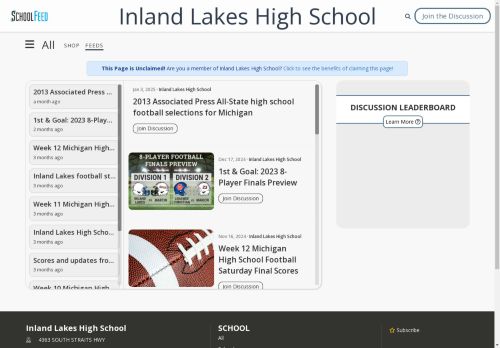 Inland Lakes High School