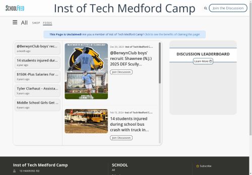Inst of Tech Medford Camp