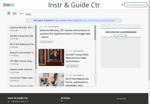 Instr & Guide Ctr