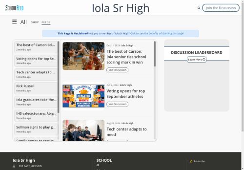 Iola Sr High