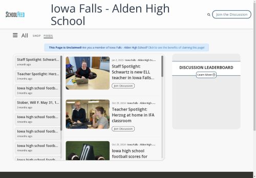 Iowa Falls - Alden High School