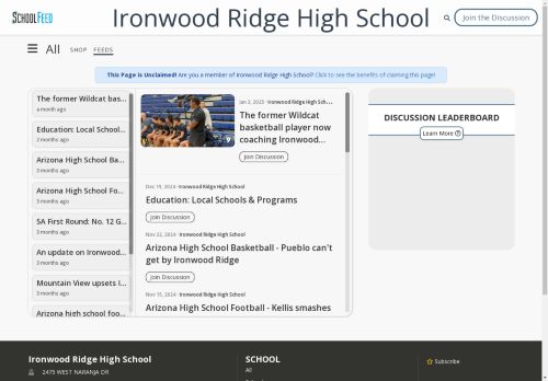 Ironwood Ridge High School