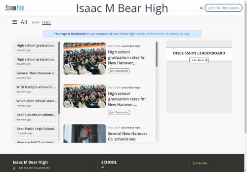 Isaac M Bear High