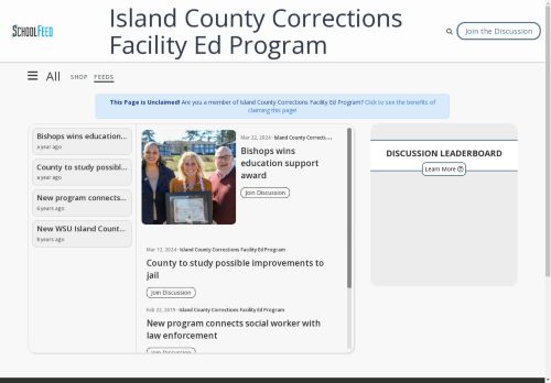 Island County Corrections Facility Ed Program