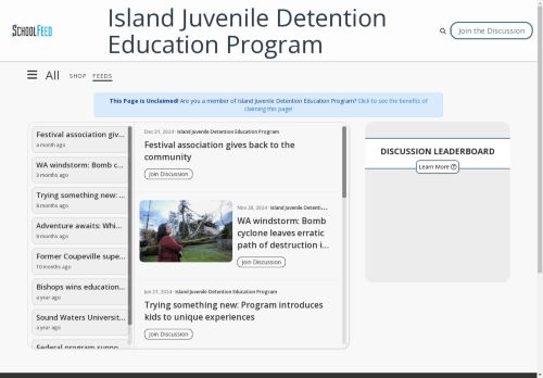 Island Juvenile Detention Education Program