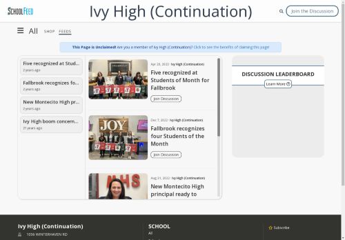 Ivy High (Continuation)