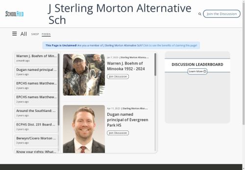 J Sterling Morton Alternative Sch