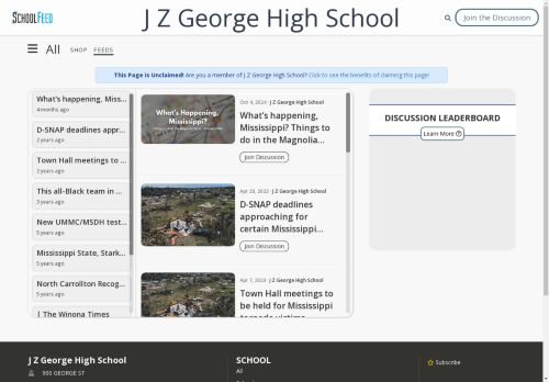 J Z George High School