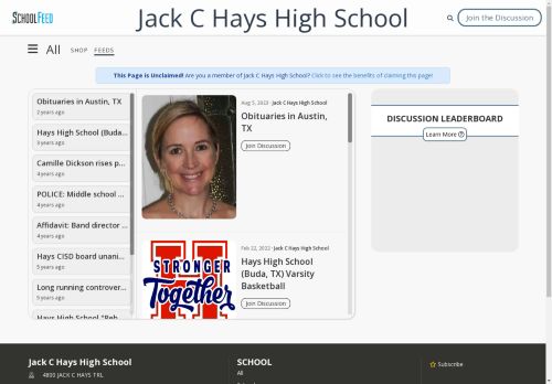 Jack C Hays High School