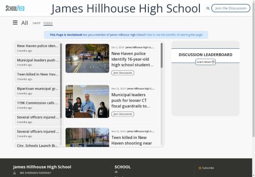 James Hillhouse High School