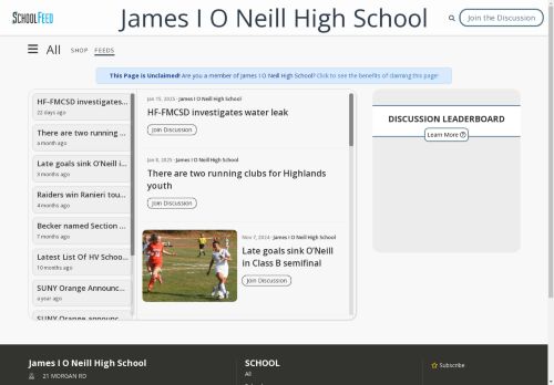 James I O Neill High School