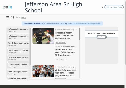Jefferson Area Sr High School
