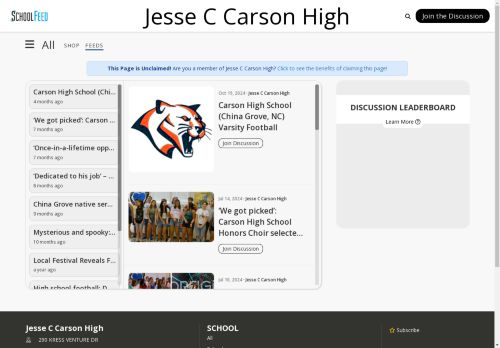 Jesse C Carson High