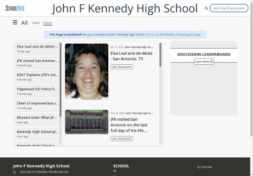 John F Kennedy High School