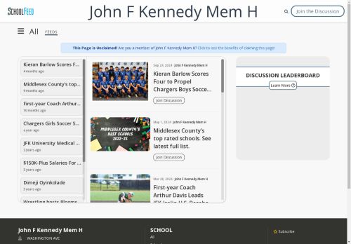 John F Kennedy Mem H