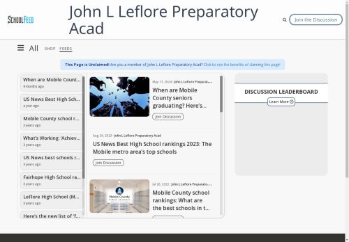 John L Leflore Preparatory Acad