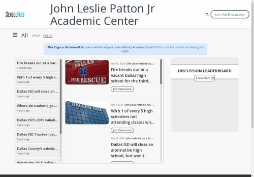 John Leslie Patton Jr Academic Center