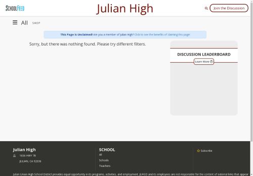 Julian High
