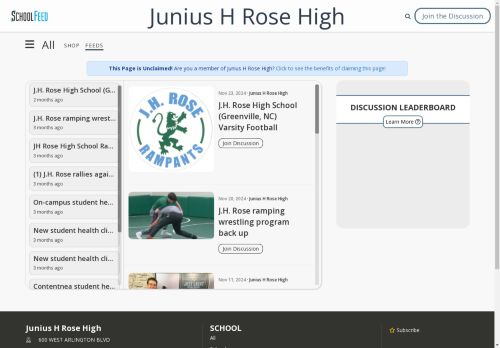 Junius H Rose High