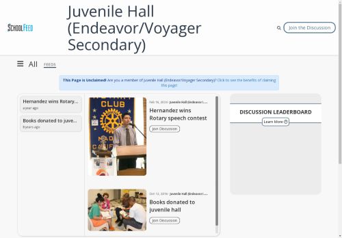 Juvenile Hall (Endeavor/Voyager Secondary)