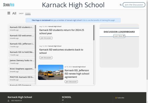 Karnack High School