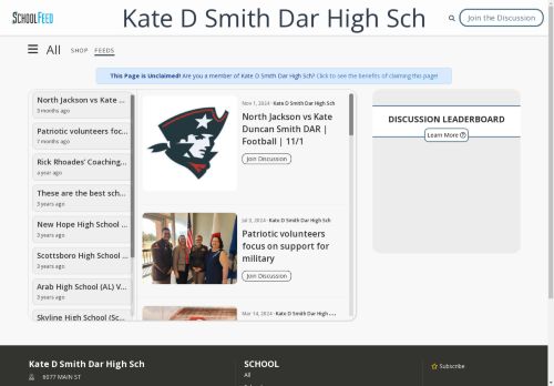 Kate D Smith Dar High Sch