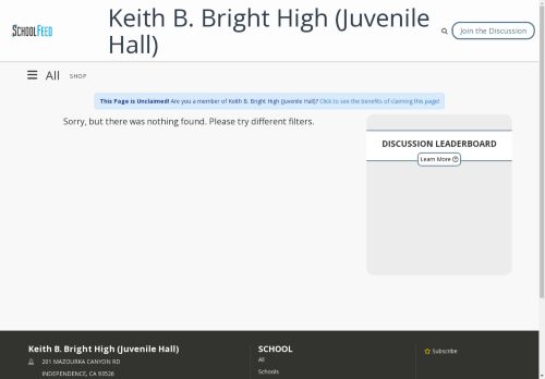 Keith B. Bright High (Juvenile Hall)