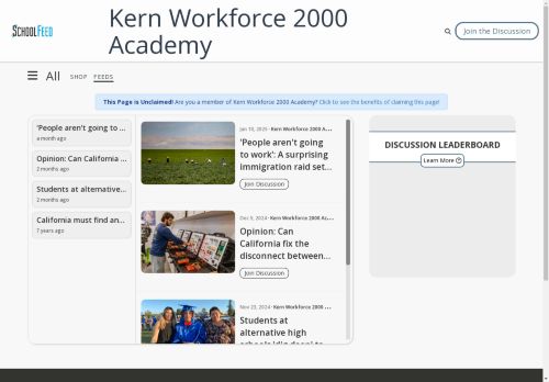 Kern Workforce 2000 Academy