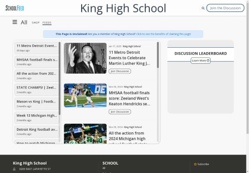 King High School