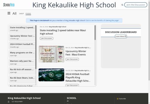 King Kekaulike High School