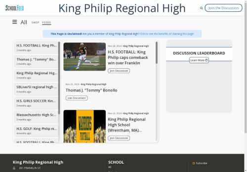 King Philip Regional High
