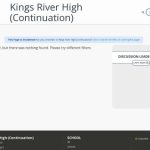 Kings River High (Continuation)
