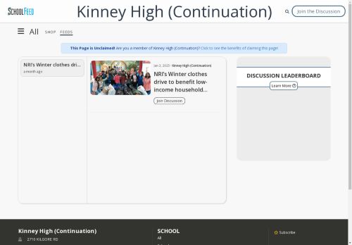 Kinney High (Continuation)