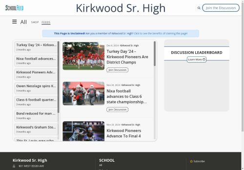 Kirkwood Sr. High