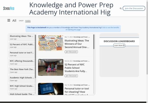 Knowledge and Power Prep Academy International Hig