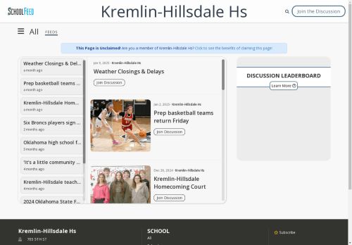 Kremlin-Hillsdale Hs