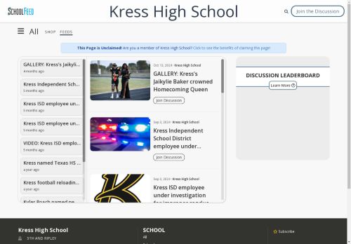 Kress High School