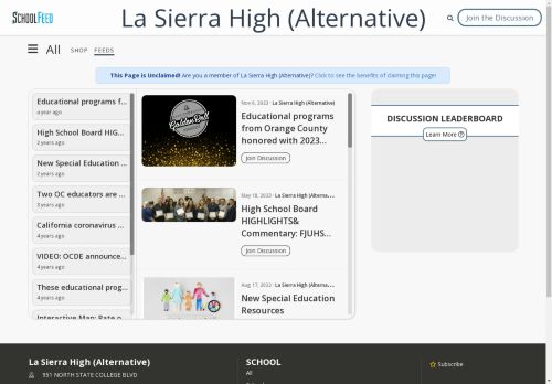 La Sierra High (Alternative)