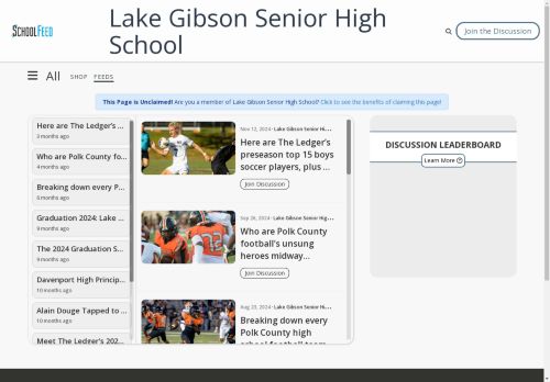Lake Gibson Senior High School