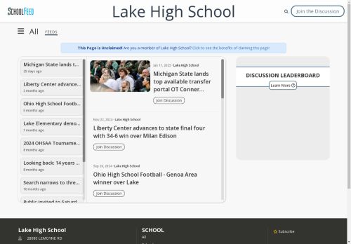 Lake High School