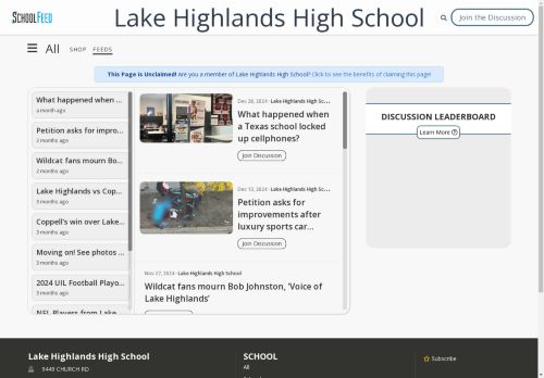 Lake Highlands High School